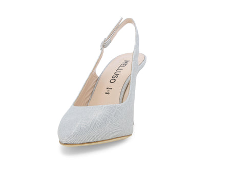 Melluso female Décolleté Tessuto D188-246084 Argento